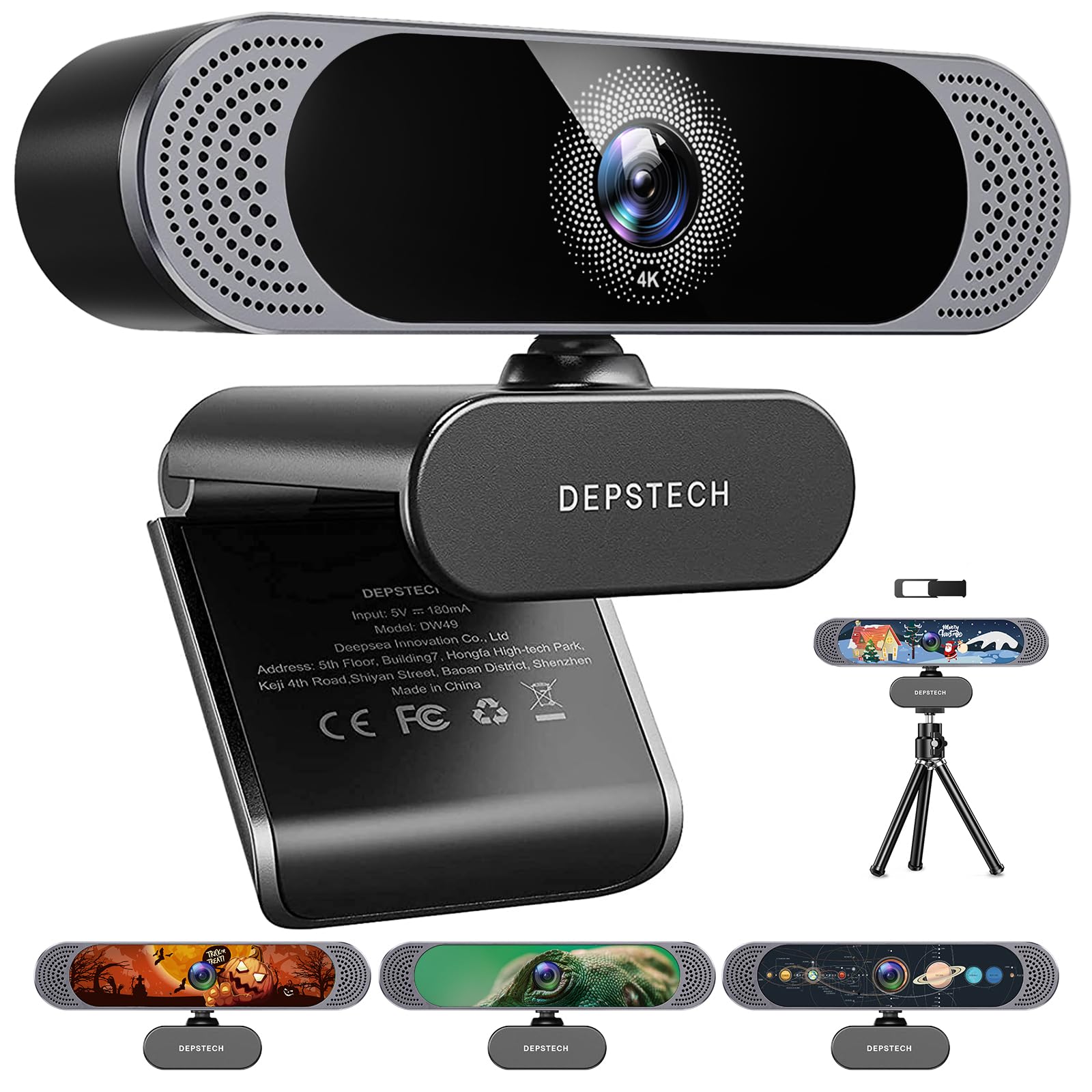 【値下げ】DEPSTECH 4K Webカメラ 本体 Amazon.com: DEPSTECH 4K Webcam Ultra HD 1/2.55'' Sony Sensor